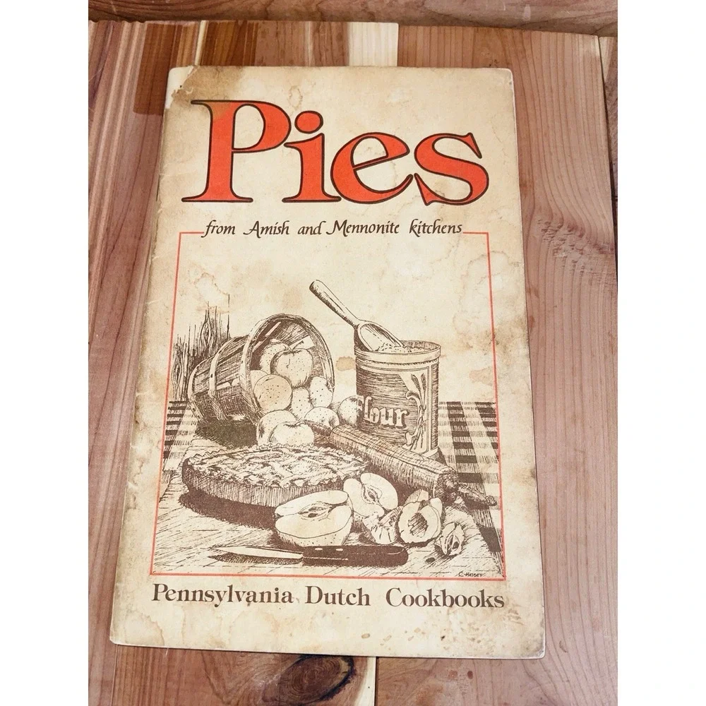 3 VINTAGE PIES, CAKES, BREADS COOKBOOKS AMISH AND MENNONITE KITCHENS PA DUTCH